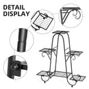 GobekUsa Metal Plant Stand - 6 Tier Display Rack
