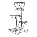 GobekUsa Metal Plant Stand for 4 Flower Pots