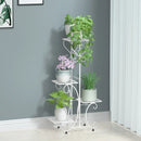 GobekUsa Metal Plant Stand for 4 Flower Pots