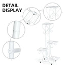 GobekUsa Metal Plant Stand for 4 Flower Pots