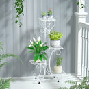 GobekUsa Metal Plant Stand for 4 Flower Pots