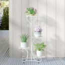 GobekUsa Metal Plant Stand for 4 Flower Pots