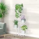 GobekUsa Metal Plant Stand for 4 Flower Pots