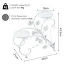 GobekUsa Metal Plant Stand Set for 4 Potted Flowers