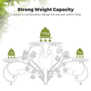 GobekUsa Metal Plant Stand Set for 4 Potted Flowers
