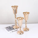 GobekUsa Metal Trumpet Vase Wedding Centerpiece Decor