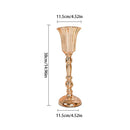 GobekUsa Metal Trumpet Vase Wedding Centerpiece Decor