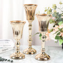 GobekUsa Metal Trumpet Vase Wedding Centerpiece Decor