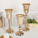 GobekUsa Metal Trumpet Vase Wedding Centerpiece Decor