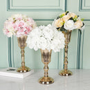 GobekUsa Metal Trumpet Vase Wedding Centerpiece Decor