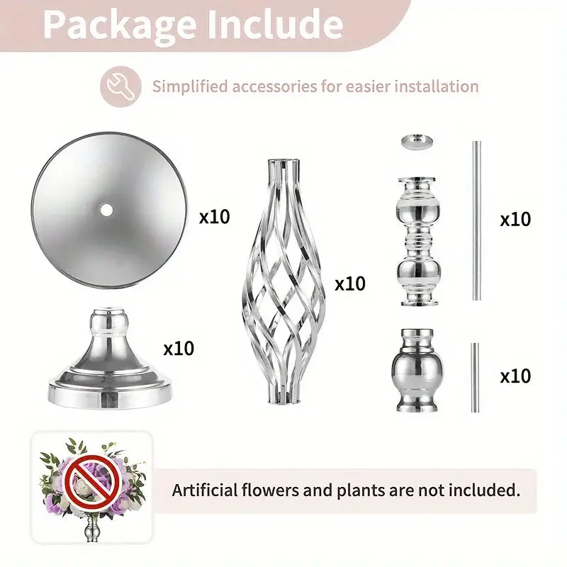 GobekUsa Metal Vase Set for Special Occasions, photo 6 of 10