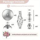 GobekUsa Metal Vase Set for Special Occasions