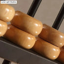 GobekUsa Metallic 3-Head Abacus Pendant Light for Restaurants and Decor