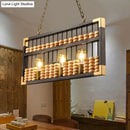 GobekUsa Metallic 3-Head Abacus Pendant Light for Restaurants and Decor