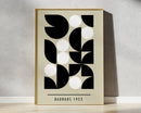 GobekUsa Mid Century Geometric Wall Art Canvas Print