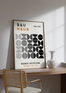 GobekUsa Mid Century Geometric Wall Art Print