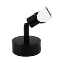 GobekUsa Mini Aluminum LED Spotlight Wall Lamp - Contemporary Style, Black/White, with/without Switch - White/Warm Lighting