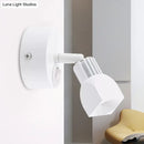 GobekUsa Mini Aluminum LED Spotlight Wall Lamp - Contemporary Style, Black/White, with/without Switch - White/Warm Lighting