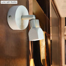 GobekUsa Mini Aluminum LED Spotlight Wall Lamp - Contemporary Style, Black/White, with/without Switch - White/Warm Lighting