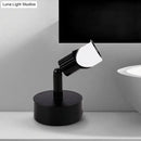 GobekUsa Mini Aluminum LED Spotlight Wall Lamp - Contemporary Style, Black/White, with/without Switch - White/Warm Lighting