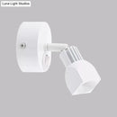 GobekUsa Mini Aluminum LED Spotlight Wall Lamp - Contemporary Style, Black/White, with/without Switch - White/Warm Lighting