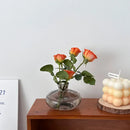 GobekUsa Mini Glass Flower Vase for Home Decor
