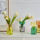 GobekUsa Mini Glass Vase Set for Plants and Candles