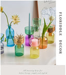 GobekUsa Mini Glass Vase Set for Plants and Candles