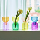 GobekUsa Mini Glass Vase Set for Plants and Candles