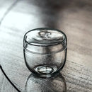 Mini moss glass vase terrarium with landscape moss for living room