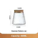 Mini nordic glass hydroponic planter with wood lid living room decor by Decorbites