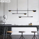 GobekUsa Minimalist 3-Arm Pendant Light with 4 Bulbs for Dining Room Island