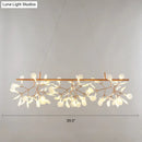 GobekUsa Minimalist Acrylic Gold Pendant Ceiling Lamp - Heracleum Over Island Lighting