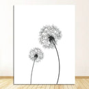 GobekUsa "Minimalist Dandelion Canvas Wall Art Set"