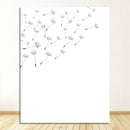 GobekUsa "Minimalist Dandelion Canvas Wall Art Set"