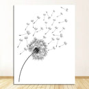 GobekUsa "Minimalist Dandelion Canvas Wall Art Set"