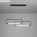GobekUsa Minimalist Geometric LED Dining Room Pendant Light