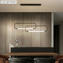 GobekUsa Minimalist Geometric LED Dining Room Pendant Light