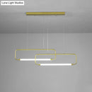 GobekUsa Minimalist Geometric LED Dining Room Pendant Light