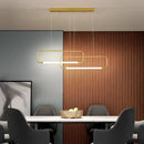 GobekUsa Minimalist Geometric LED Dining Room Pendant Light
