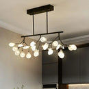 GobekUsa Minimalist LED Ceiling Light: Acrylic Firefly Island Fixture for Dining Room