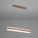 GobekUsa Minimalist LED Island Pendant - Linear Acrylic Hanging Light for Dining Room