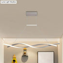 GobekUsa Minimalist Linear LED Pendant Light for Restaurants with Acrylic Shade - Black/Grey, Warm/White