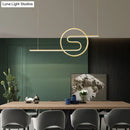 GobekUsa Minimalist Metal LED Hanging Light for Dining Room and Kitchen Island