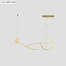 GobekUsa Minimalist Metal LED Hanging Light for Dining Room and Kitchen Island