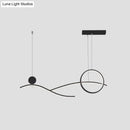 GobekUsa Minimalist Metal LED Hanging Light for Dining Room and Kitchen Island
