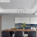 GobekUsa Minimalist Metal LED Hanging Light for Dining Room and Kitchen Island