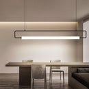 GobekUsa Minimalist Metal LED Pendant Light for Dining Room Island Ceiling
