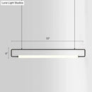 GobekUsa Minimalist Metal LED Pendant Light for Dining Room Island Ceiling