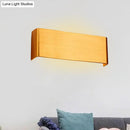 GobekUsa Minimalist Metal LED Rectangle Wall Light in Black/Silver, Warm/White Lighting - 6"/10" Dia. - Living Room Wall Washer Lamp